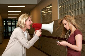 teacher yelling