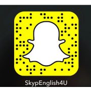 English on Snapchat